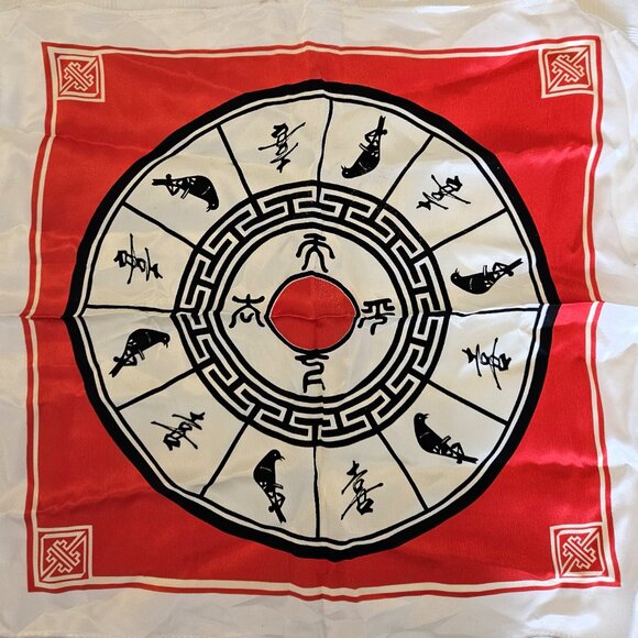 Wooden Box Set of 4 Happiness Buddha Figurines with Square Silk Scarf - Picture 9 of 9